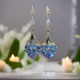 Purple Heart Loving Earrings
